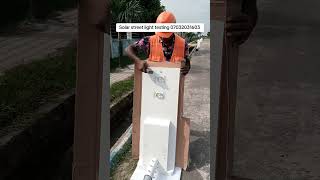 solar street light testing PortHarcourt Nigeria [upl. by Infield545]