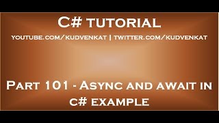 Async and await in C example [upl. by Clarence]