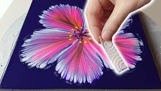 697 Incredible way to paint beautiful petals  Easy Painting ideas  Designer Gemma77 [upl. by Esela43]