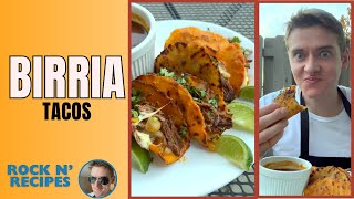 Spicy Birria Tacos  Rock N Recipes  iwannadancewithsomebody birriatacos [upl. by Sommer876]