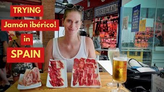 MUST TRY THIS while in Spain Jamón ibérico [upl. by Anaderol]