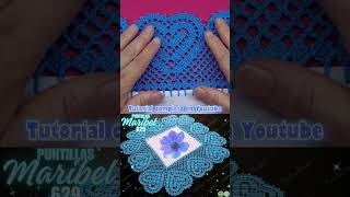 crochet puntillasparaservilletas hechoamano puntillas bordado puntillasmaribel tutorial [upl. by Beghtol121]