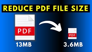 How to Quickly Reduce the Size of a PDF file Without Losing Quality Using Adobe Acrobat DC [upl. by Imat]