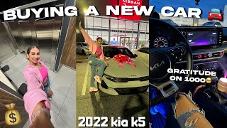 vloggrwm BUY A NEW CAR 2022 Kia K5  car tour  motivational speech ’  skincare routine [upl. by Yromas307]