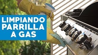 Cómo limpiar y guardar una parrilla a gas [upl. by Ennovad]