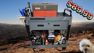 8999 US General Tool Cart from Harbor Freight Overview [upl. by Trudi]