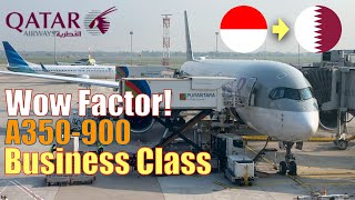 4K  The Truth About Qatar Airways Is it Worth Every Penny Experience from Jakarta to Doha in A350 [upl. by Truelove]