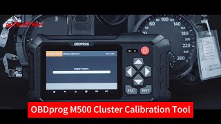 OBDPROG M500 Car Cluster Calibration OBD2 Diagnostic Tools Oil Reset Device Adjustment Auto Scanner [upl. by Katina]