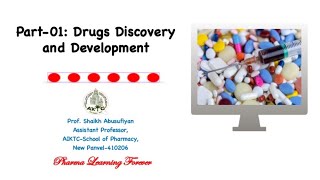 Part01 Drugs Discovery and Development  Phases of drug development Drug discovery process [upl. by Ylicec643]