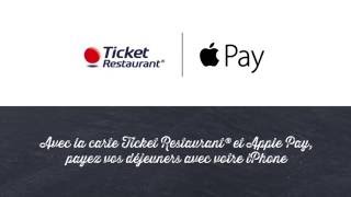 Carte Ticket Restaurant® et Apple Pay  France [upl. by Kcinnay]