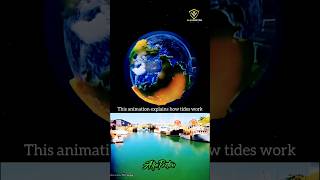 How tides work geography ytshorts upsc ssc [upl. by Seabrooke]