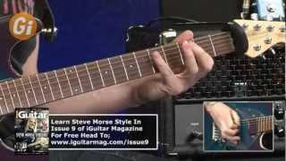 Steve Morse Style Guitar Performance With Jamie Humphries iGuitar Magazine [upl. by Ru]