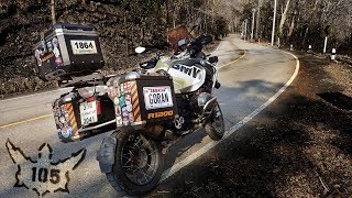 🇹🇭 Route 105  Mae Hong Son  BMW R1200GS Adv [upl. by Errot325]