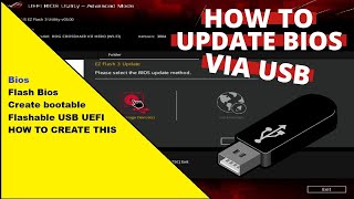 How to Install bios from usb using just cmd  Bootable cmd bios flasher [upl. by Aicenaj959]