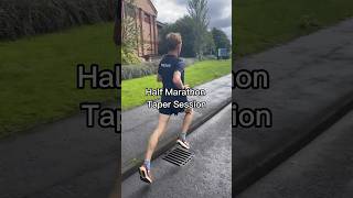 Half Marathon Taper Session halfmarathon marathontraining running [upl. by Uok563]