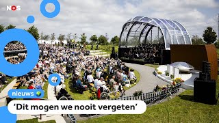 Grote herdenking vliegtuigramp MH17 10 jaar van gemis [upl. by Killian]