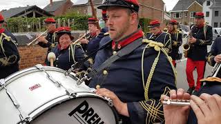 Marche Sainte Rolende 2019 Mardi de Pentecôte Gerpinnes centre 73 tour village compagnie du centre [upl. by Eelidnarb]