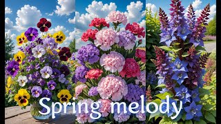 Spring melody AI Art stablediffusion ai art flower spring [upl. by Melquist667]