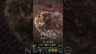 Necro AOZ Tier 20 Clear  Diablo 4 Season 2 Necromancer Abattoir of Zir Build diablo4 skulm [upl. by Bilac]