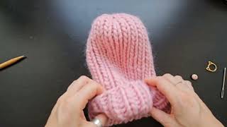 FirstTimerBeanie  prosta czapka na drutach tutorial dla początkujących [upl. by Cassilda]