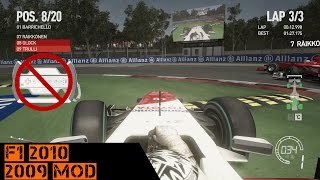 F1 2009 Mod F1 2010 [upl. by Husain]