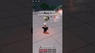 unanimated battlegrounds 💀 tsb thestrongestbattlegrounds roblox [upl. by Tiphani]