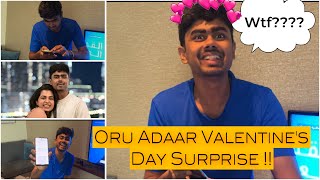 Oru Adaar Valentine’s Day Surprise  Diya Krishna  Aswin Ganesh [upl. by Bell878]