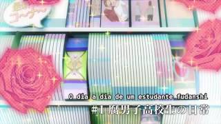 Fudanshi koukou seikatsu episódio 1 Legendado PT BR [upl. by Nivonod]