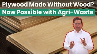 Plywood Made Without Wood Now Possible with AgriWaste [upl. by Elyse]