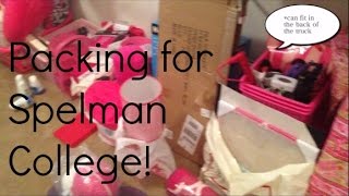 Packing for Spelman College [upl. by Kaehpos]