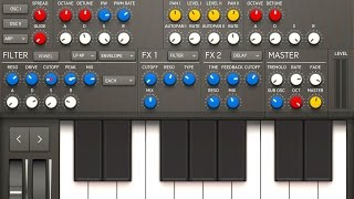 UNIQUE Synthesizer from Sugar Bytes Demo for the iPad Version [upl. by Lefty]