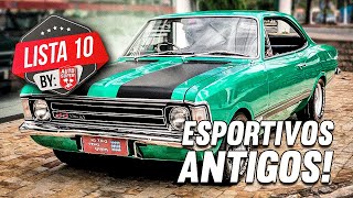 10 CARROS ESPORTIVOS ANTIGOS [upl. by Catherina]