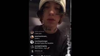 Lil Xan  All I wanna do is help the kids  Instagram Live [upl. by Nomma]