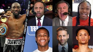 PRO FIGHTERS amp EXPERTS REACT TO TERENCE CRAWFORD TKO OF KELL BROOK [upl. by Vani]