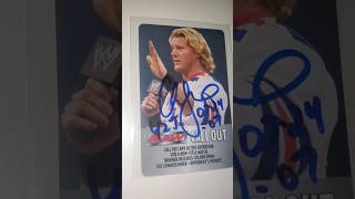 Y2J CHRIS JERICHO AUTOGRAPH CARD wwe [upl. by Orelee]