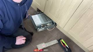 Vlog 3 Plinth heater replacement low limit thermostat [upl. by Marmawke]