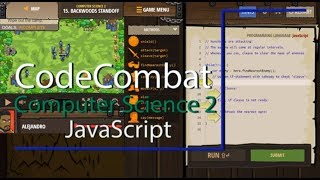 CodeCombat  Level 15 Backwoods Standoff JavaScript Computer Science 2 [upl. by Spense824]