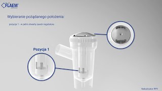 Nebulizator Flaem RF9 z 4 poziomami inhalacji  sposób działania [upl. by Leiad]