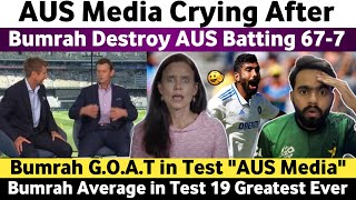 Aus Media Crying After Bumrah Destroy Aus Batting  Ind Vs Aus 1st Test 2024 Day 1  Bumrah Bowling [upl. by Cheria642]