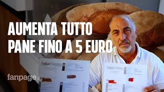 Il pane a 5 euro Rischio possibile dice il panettiere napoletano quotIl grano rincarato del 500quot [upl. by Yelrehs]