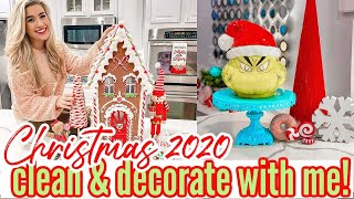 🎄CHRISTMAS CLEAN AND DECORATE WITH ME 2020 CHRISTMAS HOUSE TOUR  WHIMSICAL CHRISTMAS  Love Meg 2 [upl. by Akisey]