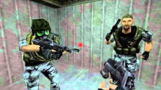 HalfLife Opposing Force  Ally Human Grunt Sounds [upl. by Dnob]