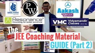 The Ultimate JEE Study Material GUIDE PhysicsWallah vs Aakash vs Reso vs Bansal vs VMC PART 2 [upl. by Smailliw]