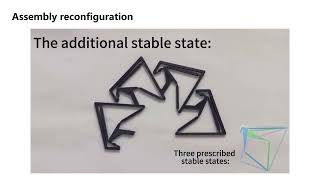 SM5 Multistable unit cells by 4bar linkage assembly gripper application [upl. by Gombach]