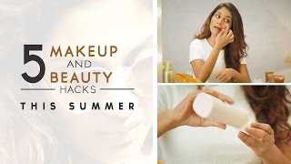 5 Summer Makeup And Beauty Tips  DIY Beauty [upl. by Nafets723]