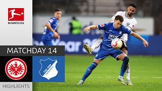 Eintracht Frankfurt  TSG Hoffenheim 42  Highlights  Matchday 14 – Bundesliga 202223 [upl. by Enihpad]