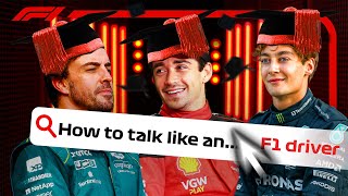 How To Talk Like An F1 Driver [upl. by Annawot]