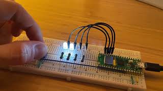 Potentiometer Controlled LEDs [upl. by Ytirev]