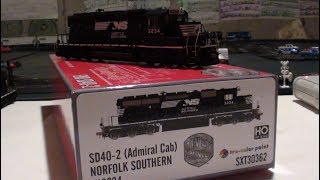 My New ScaleTrains Rivet Counter SD402 Norfolk Southern Admiral Cab [upl. by Evey]