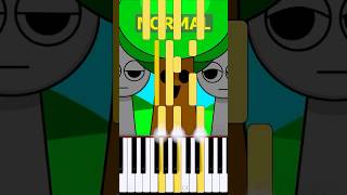 Mr Tree Theme Incredibox Sprunki  Normal Vs Horror on piano [upl. by Anitsua]